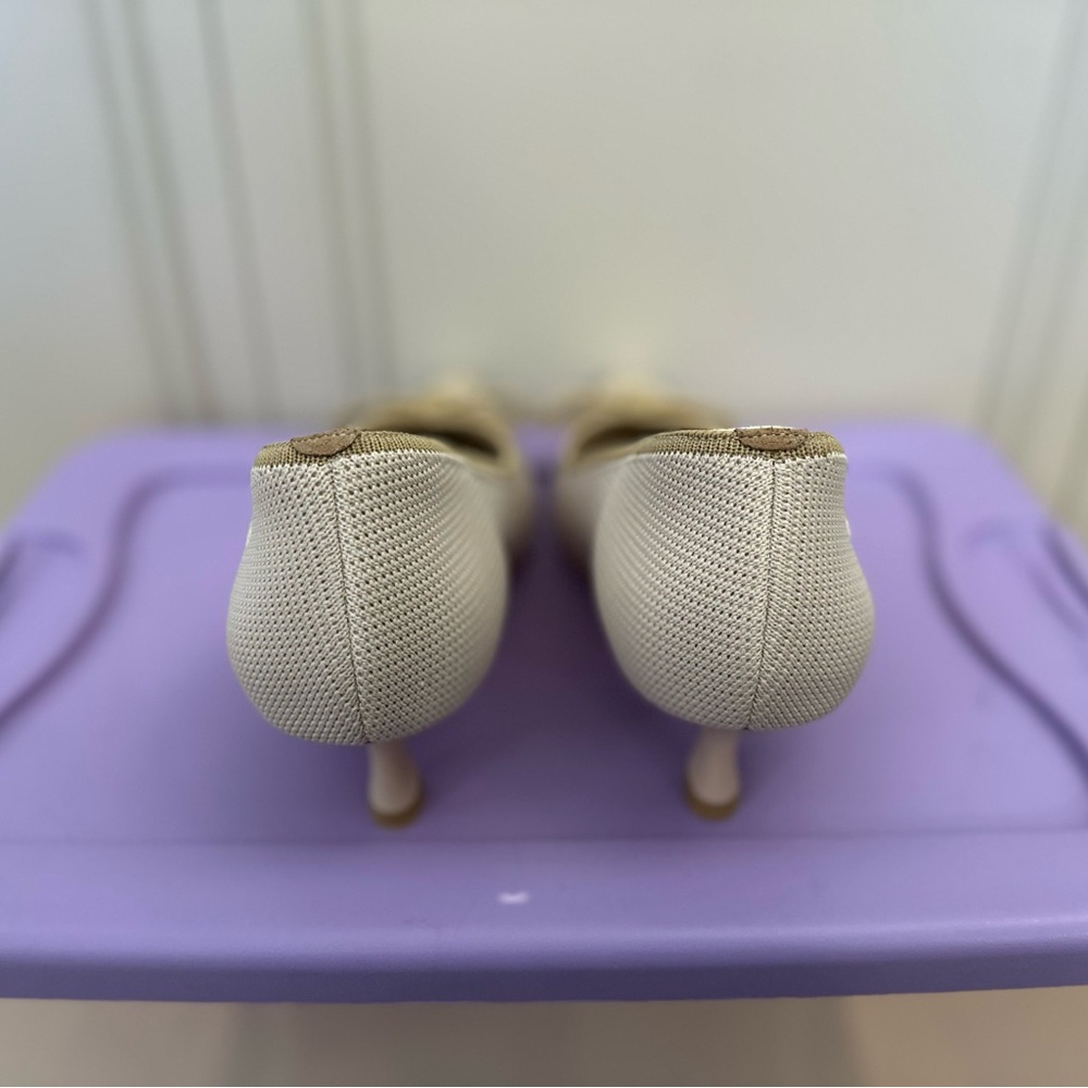 VIVAIA | Pointed-Toe Kitten Heels Bow Detailed - Picture 5 of 6